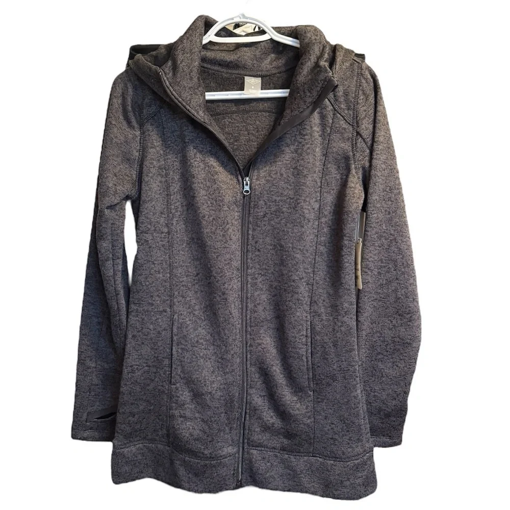 NWT St. John’s Bay Active Hooded Full Zip Long Sleeve Jacket - Picture 3 of 8